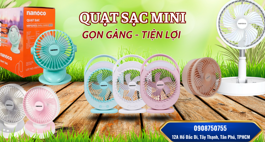 QUẠT SẠC MINI