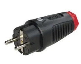 Phích cắm cao su di động không kín nước 2p+e' 16A F0512-SR