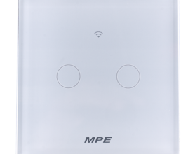 Mặt 2 công tắc hình vuông, điều khiển Wifi SWV2/SC