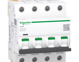 CẦU DAO TỰ ĐỘNG iC60L - MCB 4P, 15kA ,400V, 10A, Mã  A9F94410