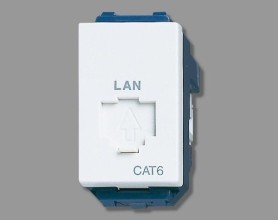 Wide_Ổ cắm data, tivi, điện thoại, HDMI WEV24886SW Ổ cắm data CAT6