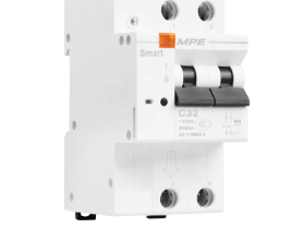 Cầu dao tự động thông minh MCBS 2 cực, 63A, 6kA mã MCBS-263