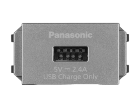 Wide_Ổ cắm USB WEF108107MYH-VN 1 cổng màu xám kim