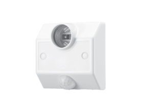 Đui đèn cảm biến chuyển động hồng ngoại E27 quét góc 120 độ IP20 mã IRHD1