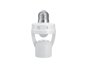Đui đèn cảm biến chuyển động hồng ngoại E27 quét góc 360 độ IP20 mã IRHD1