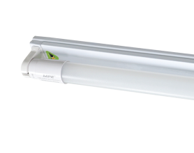Bộ máng LED Tube thuỷ tinh 1x18W 1.2m ánh sáng vàng /trắng MGT-120V/T
