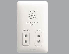 Wide_Ổ cắm cho máy cạo râu WSBC9120SW-VN VIỀN BO