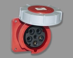 Ổ cắm dạng nghiêng F434-6FC 4 CỰC IP66/67