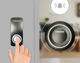 Chuông điện không dây NDT153BK Hộp - màu đen/màu trắng