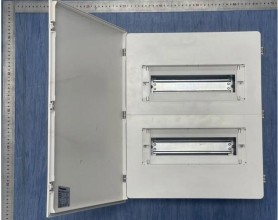Tủ điện âm tường Panasonic BQDF24MH11AV Mặt nhựa kín, mở ngang 24 đường màu xám kim