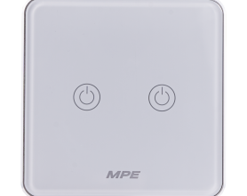 Mặt 2 công tắc hình vuông, điều khiển Zigbee SWV2/ZB