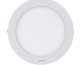 LED Panel ốp nổi nhôm, mặt tròn, điều chỉnh độ sáng 12W ánh sáng vàng/trắng SRPL-12V/T/DIM