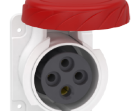 Ổ cắm âm dạng thẳng IP67 3P+E 400V 16A PKF16G734