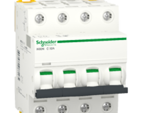 CẦU DAO TỰ ĐỘNG iK60N MCB 4P, 6kA ,400V 40A, Mã A9K24440