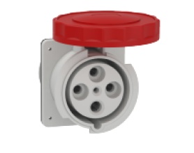 Ổ cắm âm dạng thẳng IP67 3P+E 400V 125A MÃ 81694