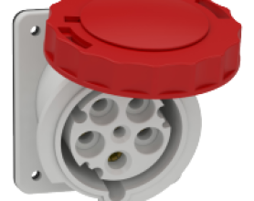Ổ cắm âm dạng nghiêng IP67 4P+E 400V 63A MÃ 81283