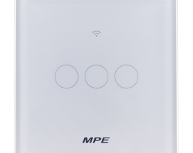 Mặt 3 công tắc hình vuông, điều khiển Wifi SWV3/SC