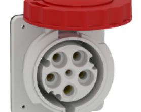 Ổ cắm âm dạng thẳng IP67 4P+E 400V 63A MÃ 81683