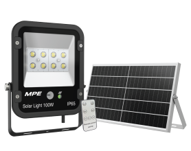 LED pha năng lượng mặt trời 200W ánh sáng vàng SFLD2-200V
