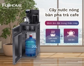 Cây nước làm nóng bình âm kết hợp bàn pha trà, cafe Fujihome TB110E-H