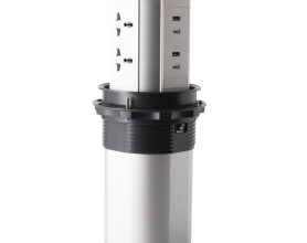 Ổ cắm âm bàn 4 ổ cắm đăng năng, Tích hợp 8 USB type A & type C, điều khiển Wifi TBS2/SC