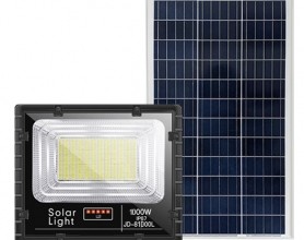 Đèn pha led năng lượng mặt trời JD81000L, công suất 1000w