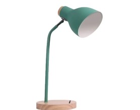 Đèn bàn E27 đế gỗ màu hồng NDKC03WP  Nanoco