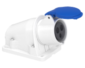 Ổ cắm nổi IP44 2P+E 230V 16A MÃ PKF16W423