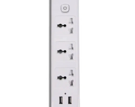  Ổ cắm có dây Nanoco NES332U-3 3 ổ cắm đa năng + 2 USB + 2 công tắc 3M