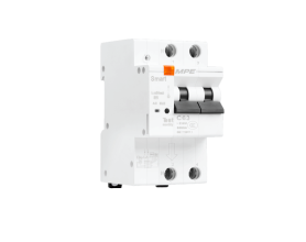 Cầu dao bảo vệ dòng rò, quá tải thông minh RCBOS 2 cực, 63A, 30mA, 6kA mã RCBOS-263/30