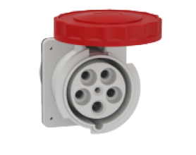 Ổ cắm âm dạng thẳng IP67 4P+E 400V 125V MÃ 81695