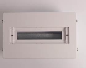 Tủ điện âm tường Panasonic BQDF16W31AV Mặt nhựa kín, mở ngang 16 đường màu trắng