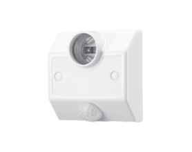 Đui đèn cảm biến chuyển động hồng ngoại E27 quét góc 120 độ IP20 mã IRHD1