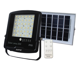 LED pha năng lượng mặt trời 200W ánh sáng vàng SFLD-200V