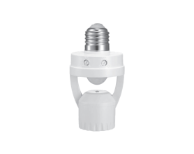 Đui đèn cảm biến chuyển động hồng ngoại E27 quét góc 360 độ IP20 mã IRHD1
