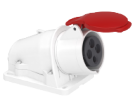 Ổ cắm nổi IP44 3P+E 400V 32A MÃ PKF32W434