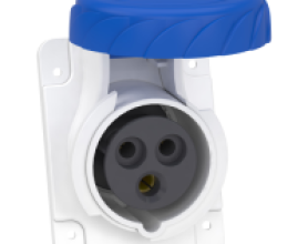 Ổ cắm âm dạng nghiêng IP67 2P+E 230V 32A MÃ PKF32F723