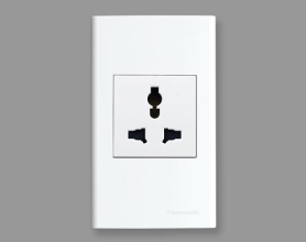 Wide_Bộ ổ cắm đa năng chuẩn A WEGP1041SW-1