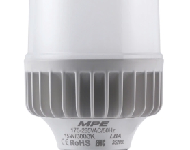 LED Bulb thân nhôm 15W ánh sáng vàng LBA-15V