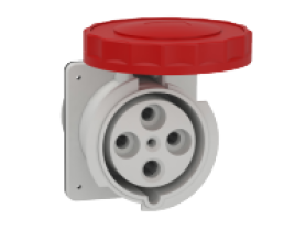 Ổ cắm âm dạng thẳng IP67 3P+E 400V 125A MÃ 81694