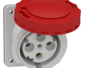 Ổ cắm âm dạng nghiêng IP67 3P+E 400V 63A MÃ 81282