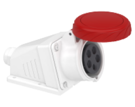 Ổ cắm nổi IP67 4P+E 400V 16A MÃ PKF16W735