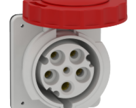 Ổ cắm âm dạng thẳng IP67 4P+E 400V 63A MÃ 81683