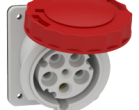 Ổ cắm âm dạng nghiêng IP67 4P+E 400V 63A MÃ 81283