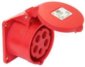 Ổ cắm gắn âm loại không kín nước dạng thẳng F315-6