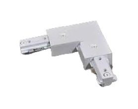 Khớp nối chữ L cho thanh ray T2 màu trắng Nanoco NTRE-LCW