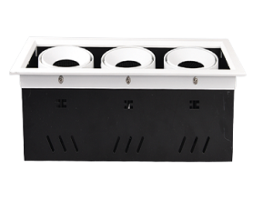 ĐÈN DOWNLIGHT MẶT VUÔNG BA BÓNG MPE
