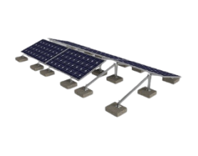 KHUNG LẮP ĐẶT MPE SOLAR TRÊN MÁI BẰNG