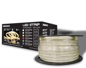 Đèn LED dây ngoài trời IP65 Nanoco NST12072   120LED/m-1 dãy
