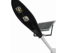 Đèn năng lượng mặt trời chiếc lá 100w-l100 lắp đường giao thông rất hiệu quả
